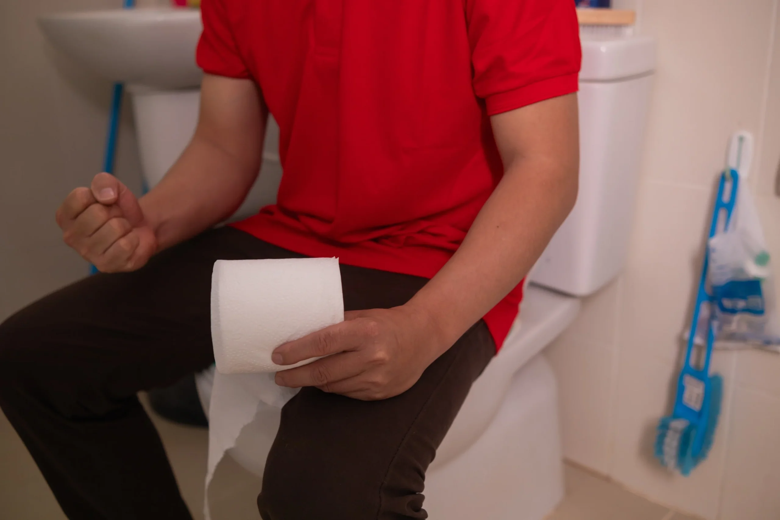 There's an internal or external hemorrhoid if your anal has itching or irritation