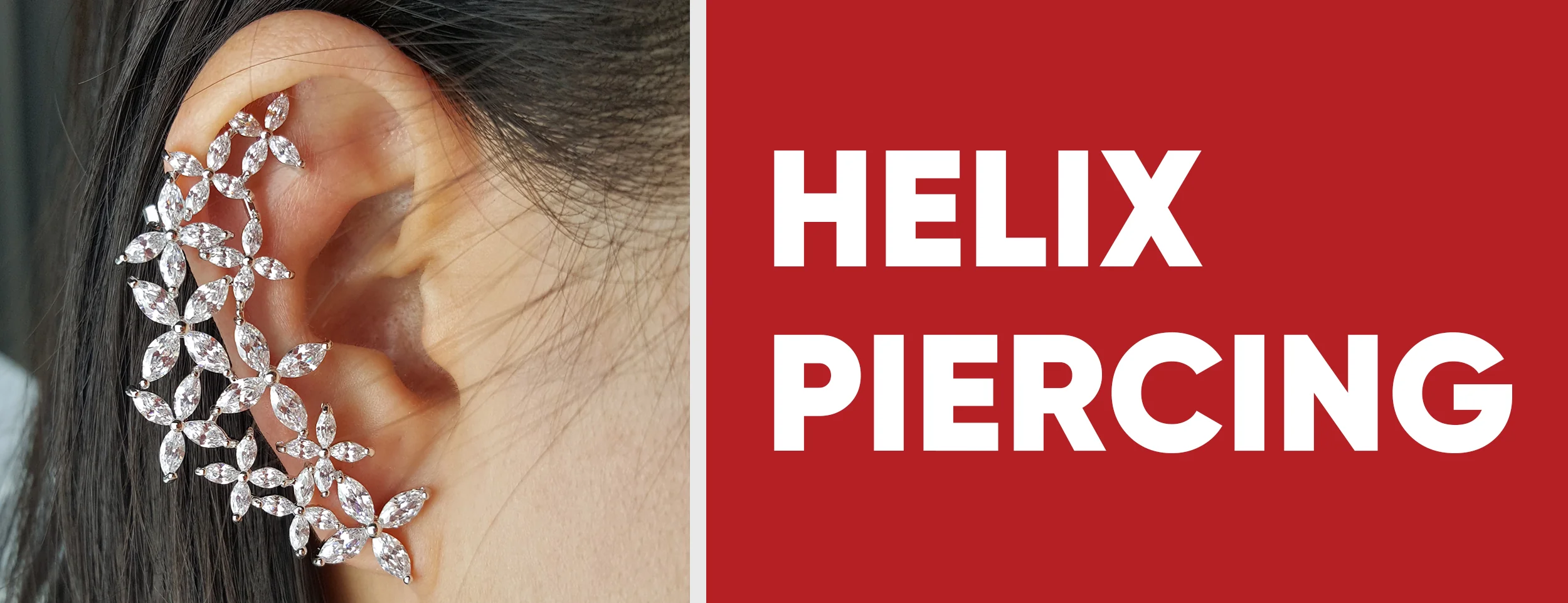 Helix Piercings are mildly to moderately painful