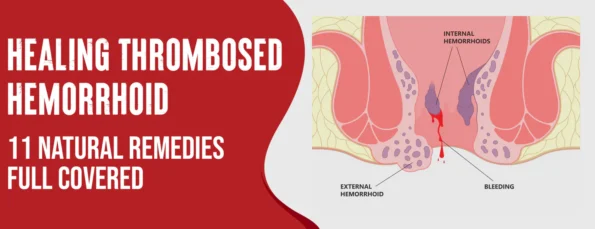 Healing thrombosed hemorrhoid naturally & medically [with home care tips]