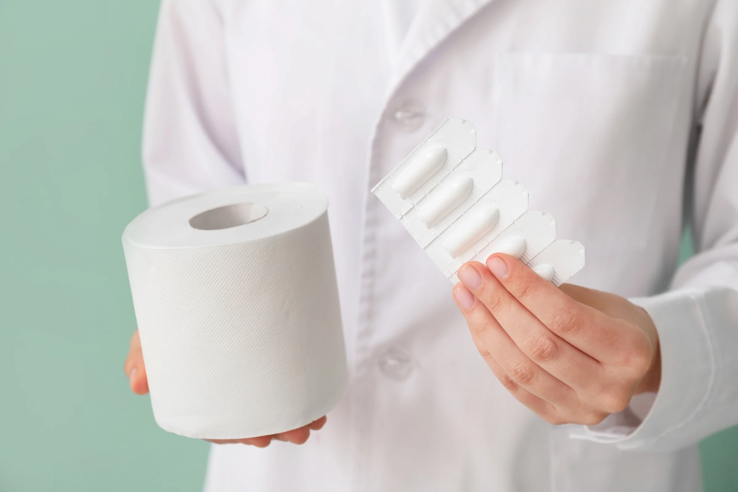 Hemorrhoids can be treated with suppositories