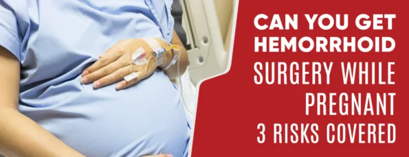 Two types of hemorrhoids during pregnancy