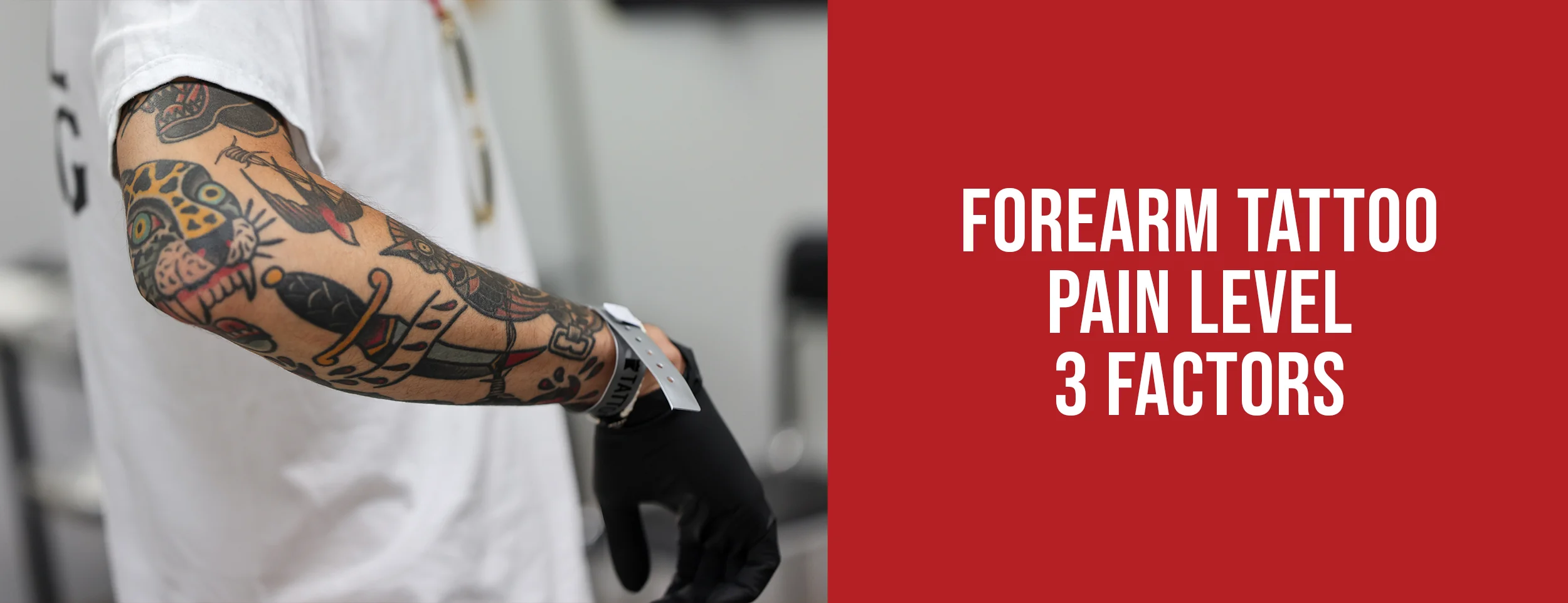 A three-factor assessment of forearm tattoo pain