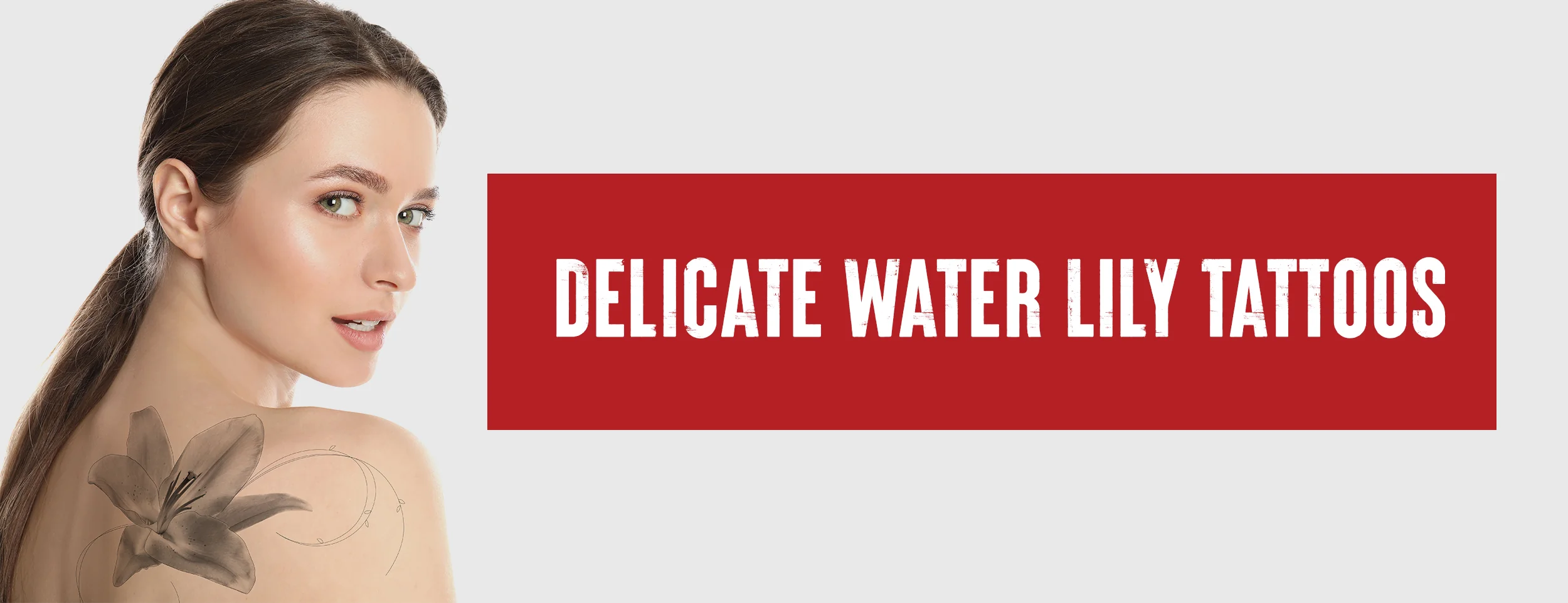 Delicate Water Lily Tattoos