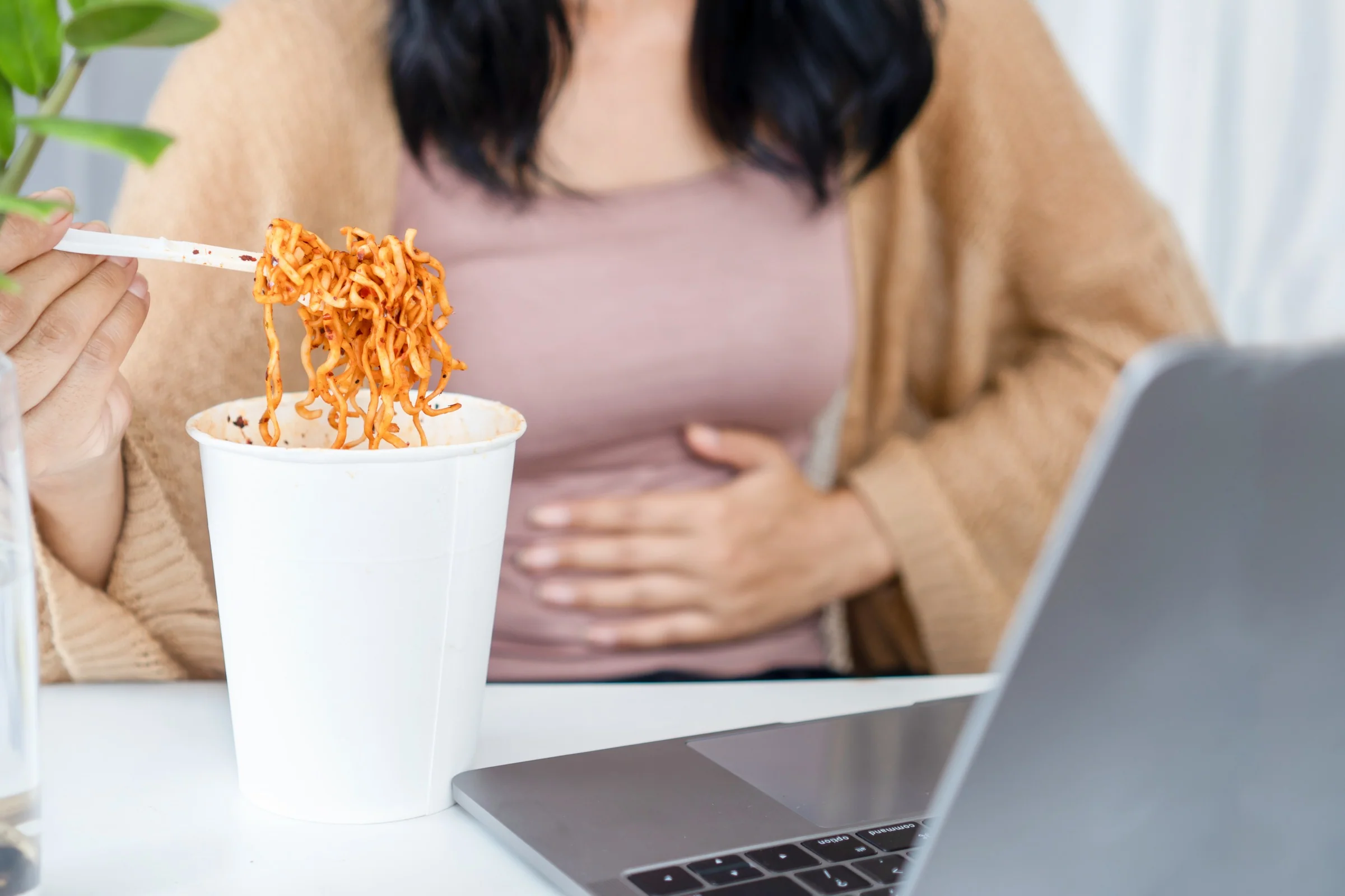 Foods that are spicy and acidic should be avoided