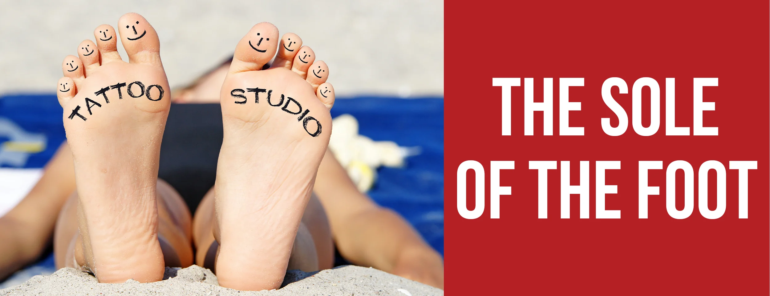 Foot tattoos are among the most painful