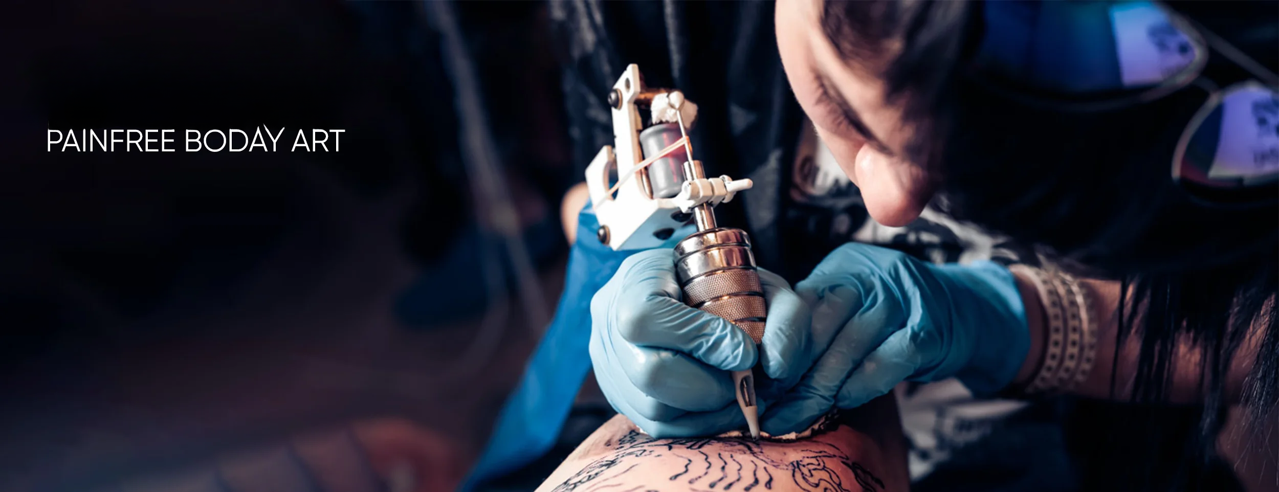 For new tattoos, use numbing cream