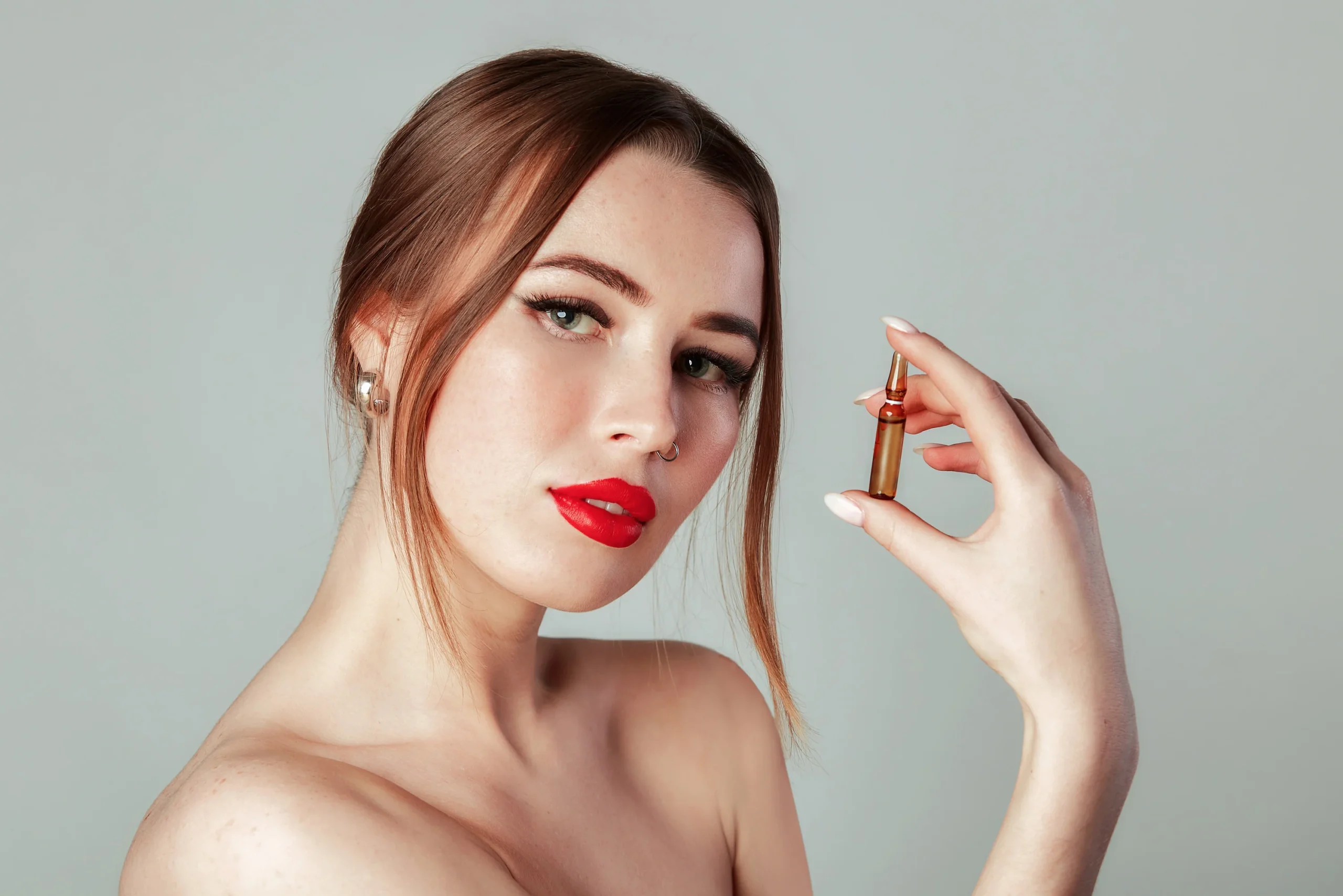 Lidocaine reduces pain during nose piercing