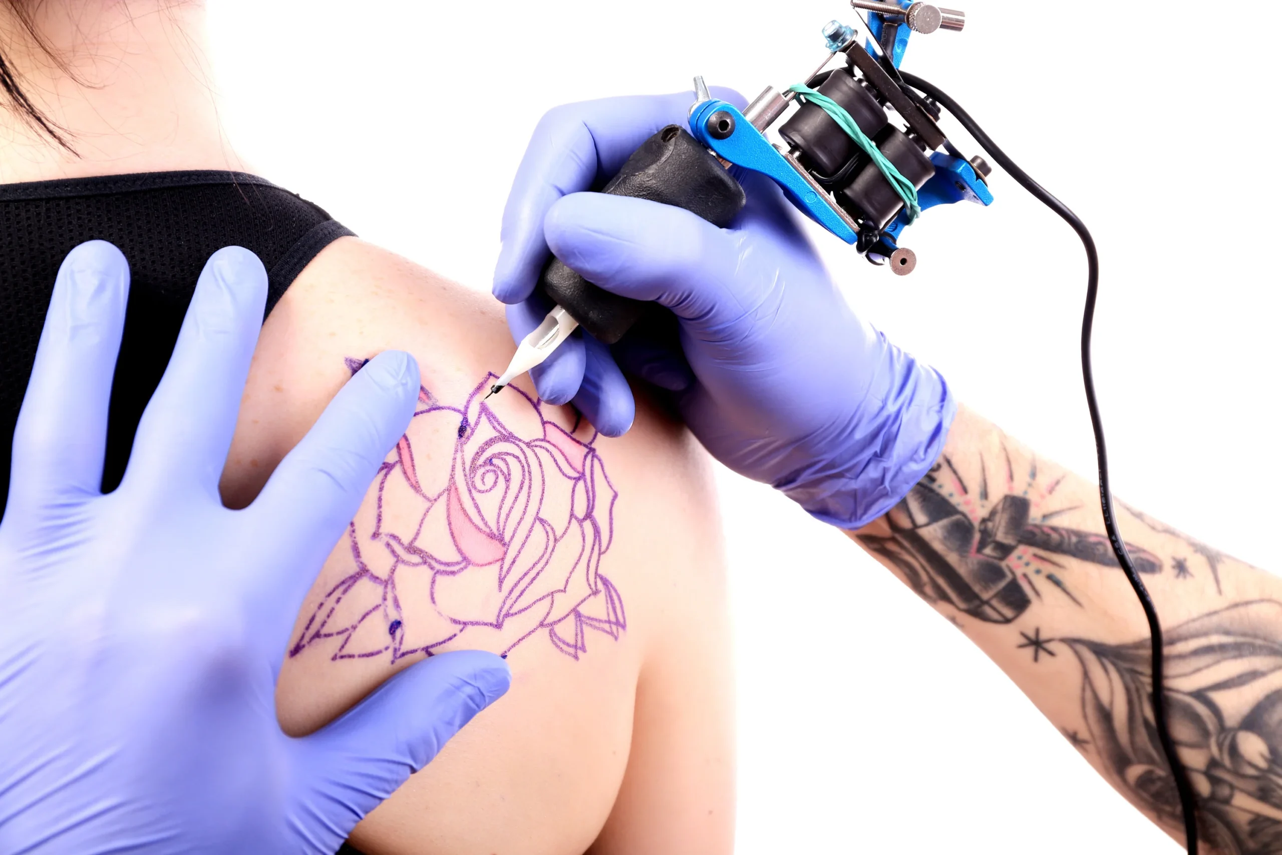 Pain and Muscle Interaction, Back Tattoos