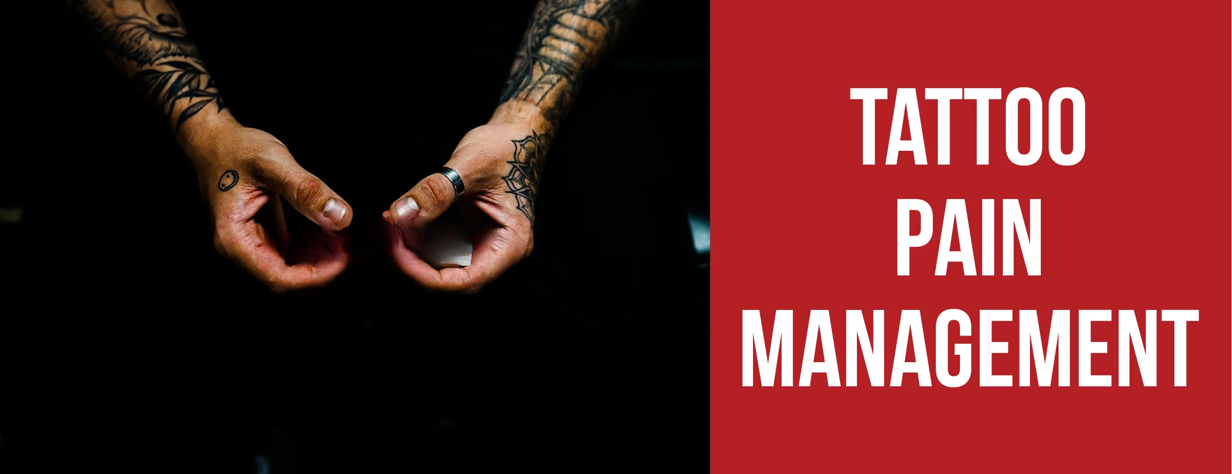 Pain management for tattoos