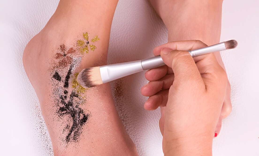 Precautions for removing glitter tattoos