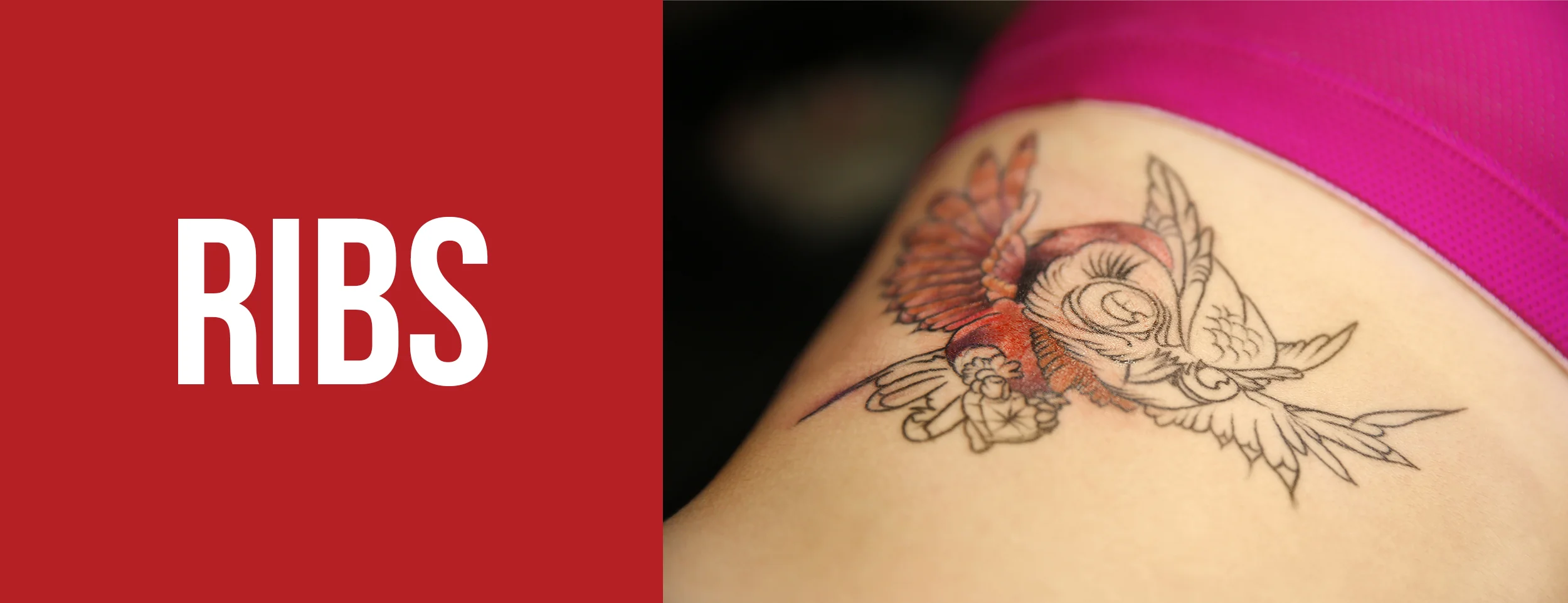 Ribs with the most painful tattoos