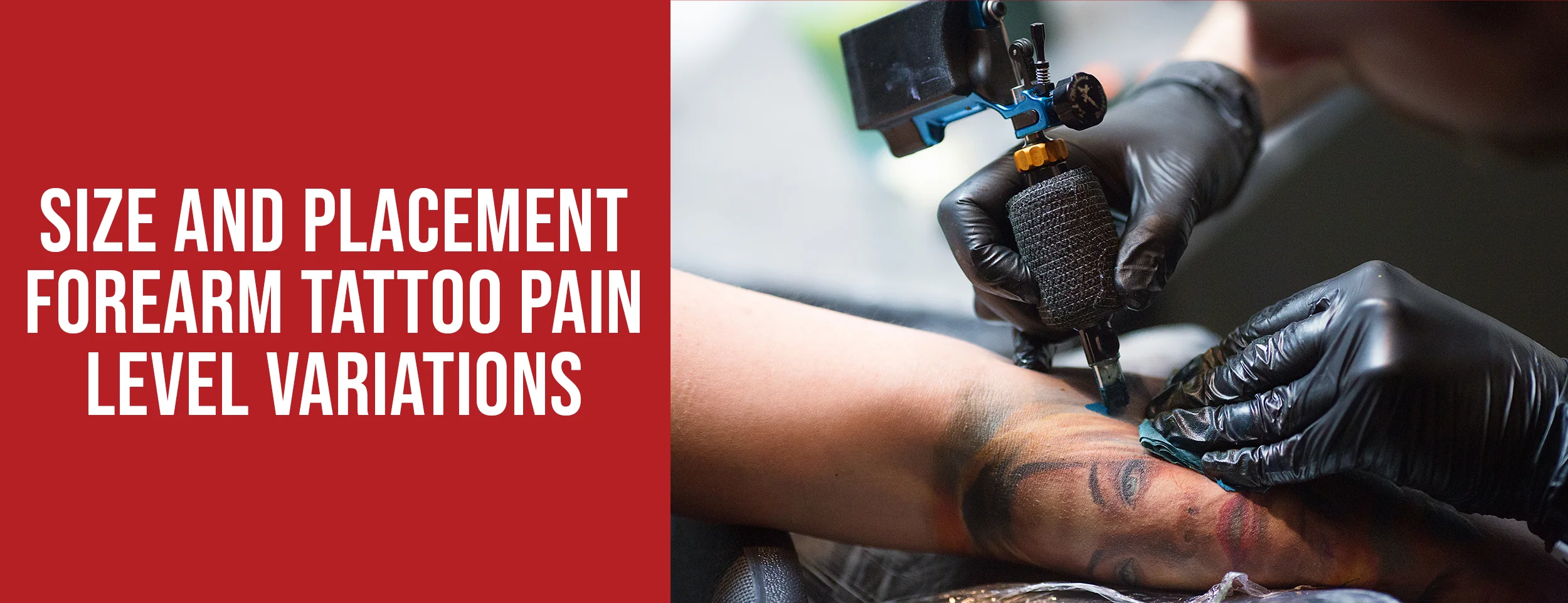 Variations in Pain Level from Forearm Tattoos
