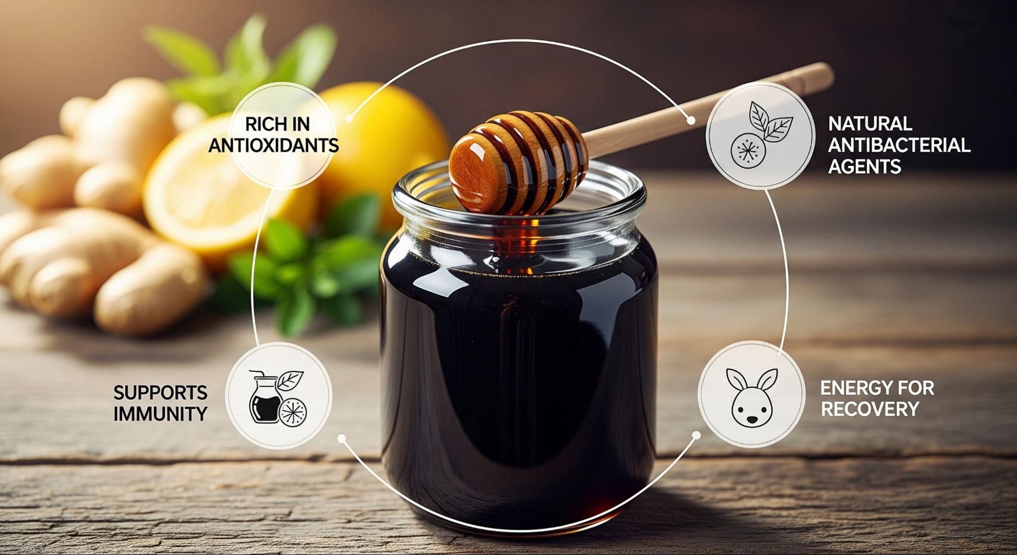 Black honey's powerful immune-boosting properties