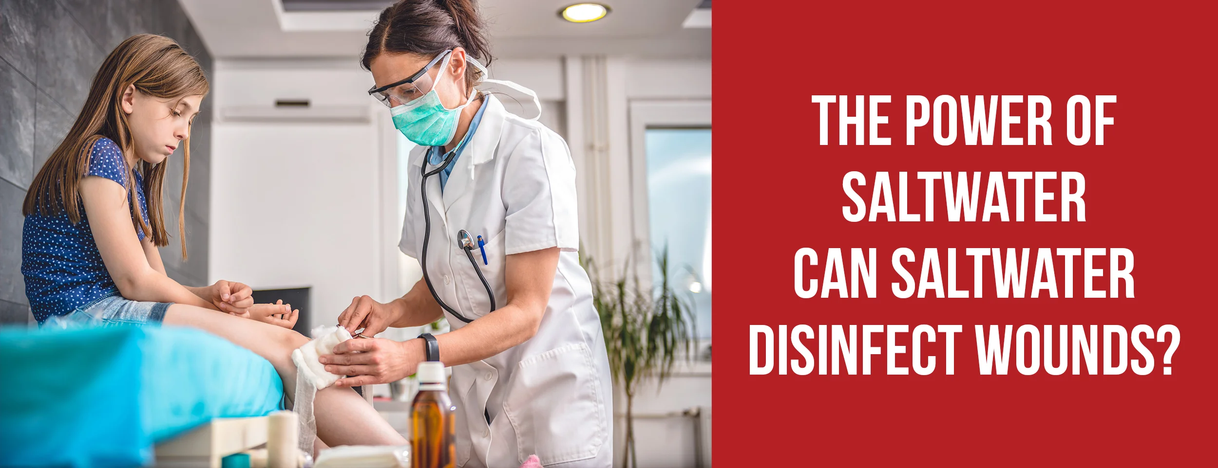 Disinfecting Wounds with Saltwater