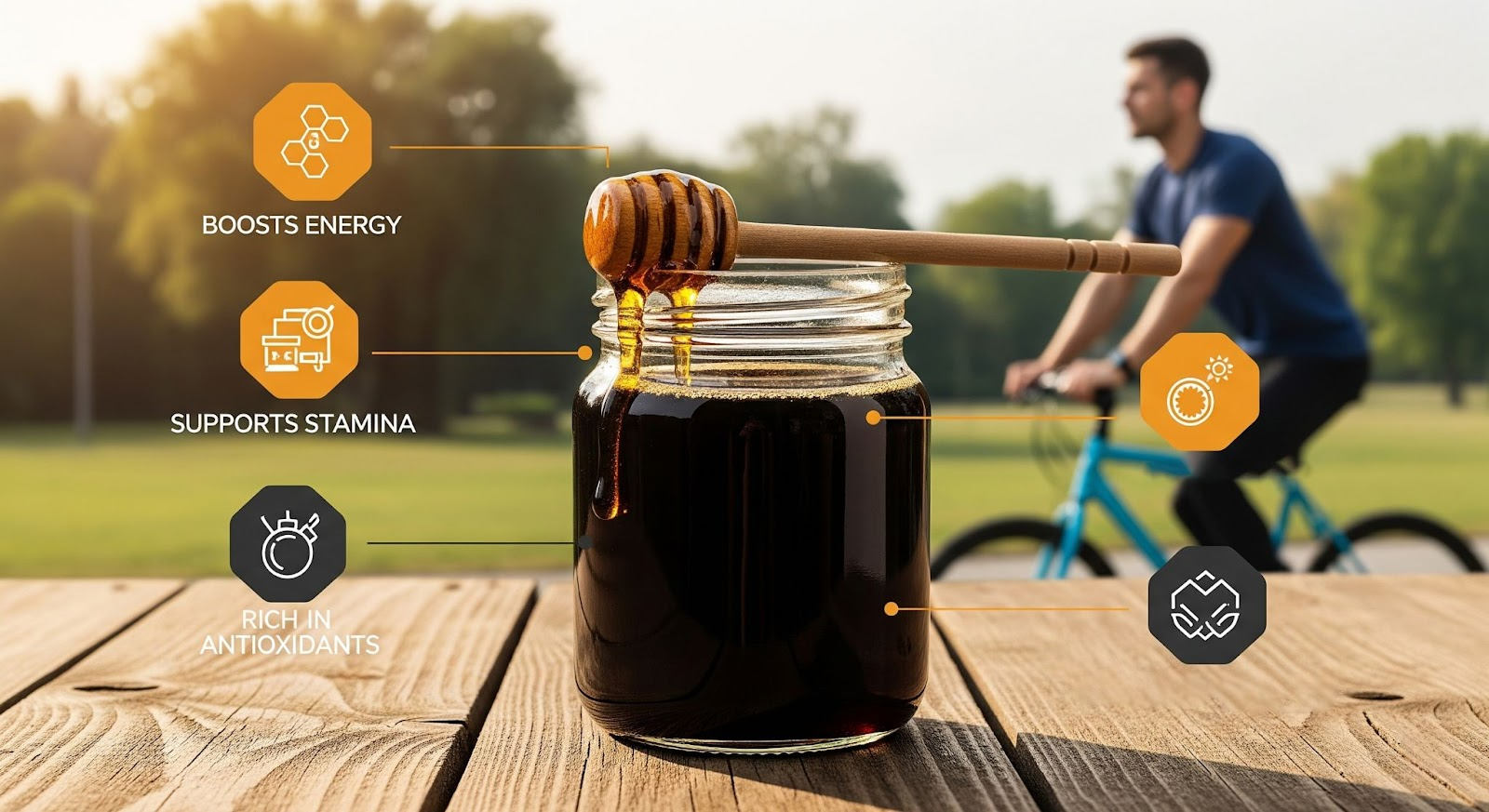 Health benefits of black honey for men