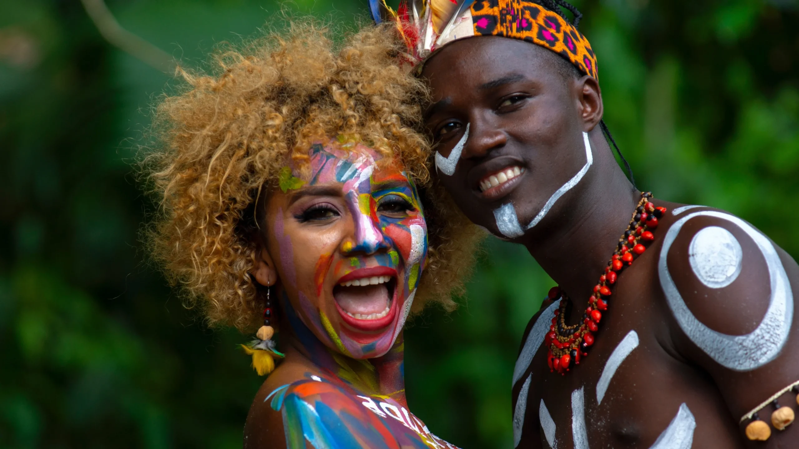 Positive effects of festival body art