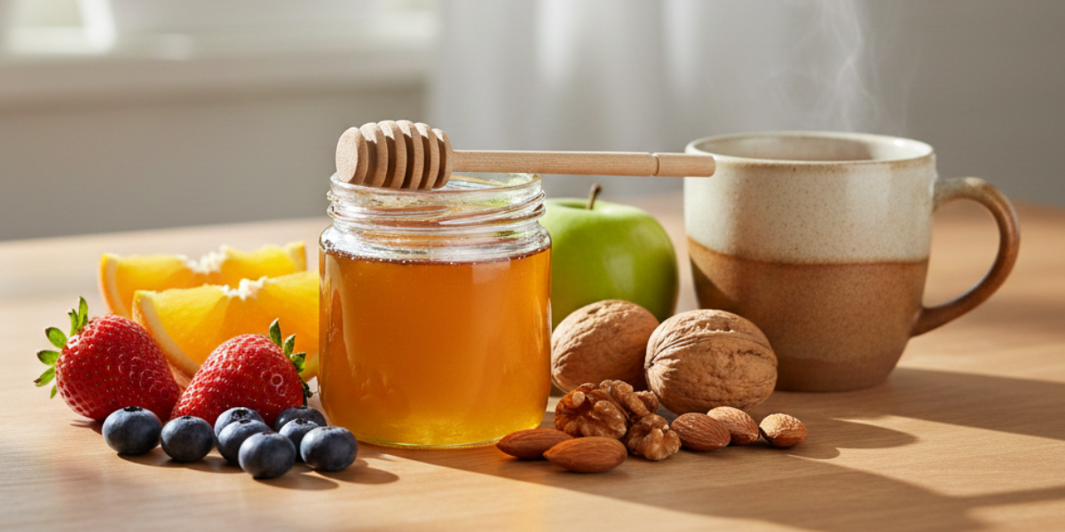 Daily honey intake for natural libido support