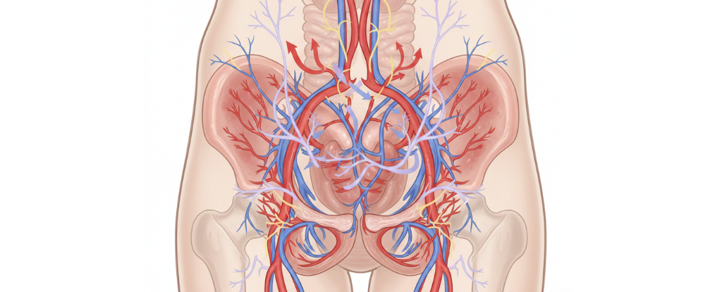 Female libido blood flow nitric oxide diagram