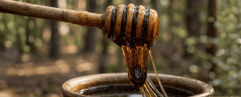 black forest honey thick consistency drip