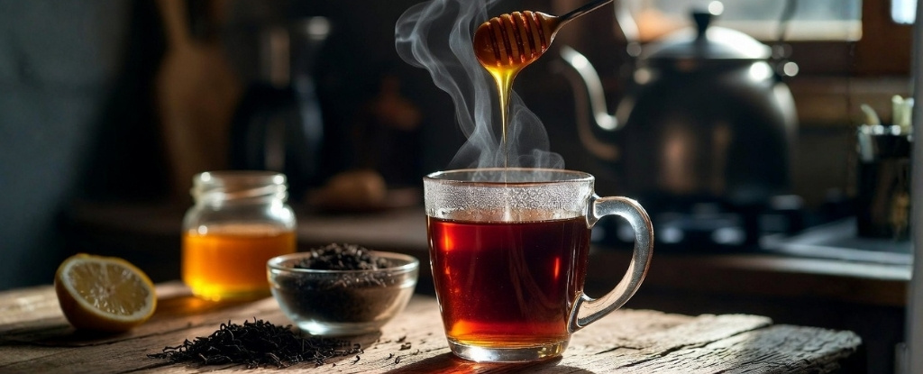 homemade black tea with honey recipe