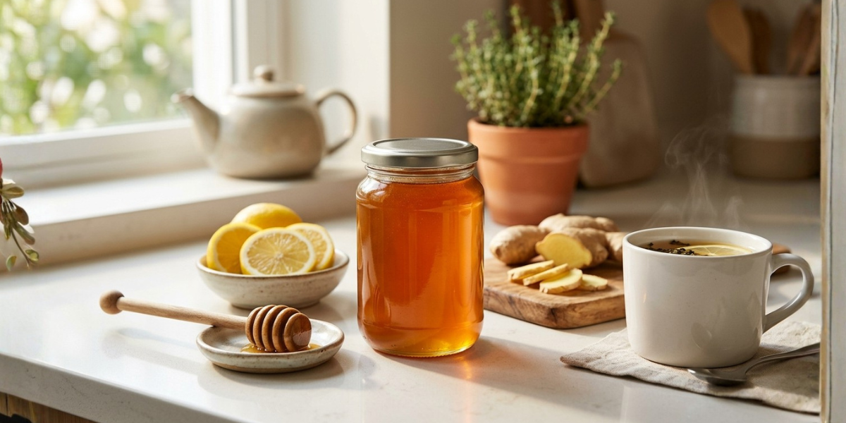 Manuka honey jar for daily wellness